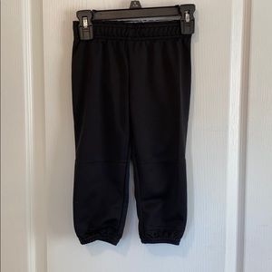 Black kids baseball pants black Intensity XS (6)